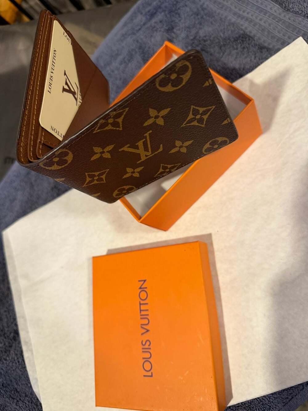 Louis Vuitton Monogram Multiple Wallet Brown Canvas